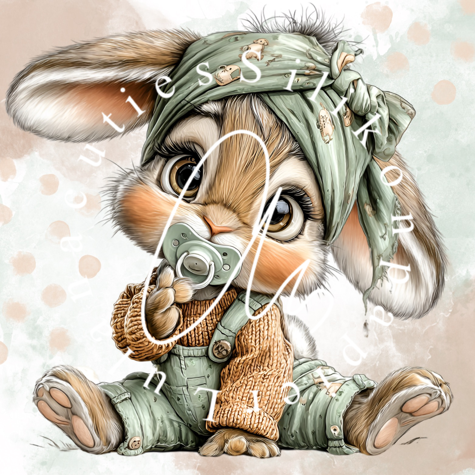 Silikonpapier Cozy Bunny