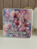 Aufbewahrungsbox 10x10 Kirschblüten