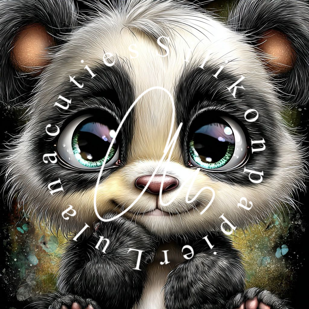 Silikonpapier Panda Dreamy By Andy‘s_ai_art
