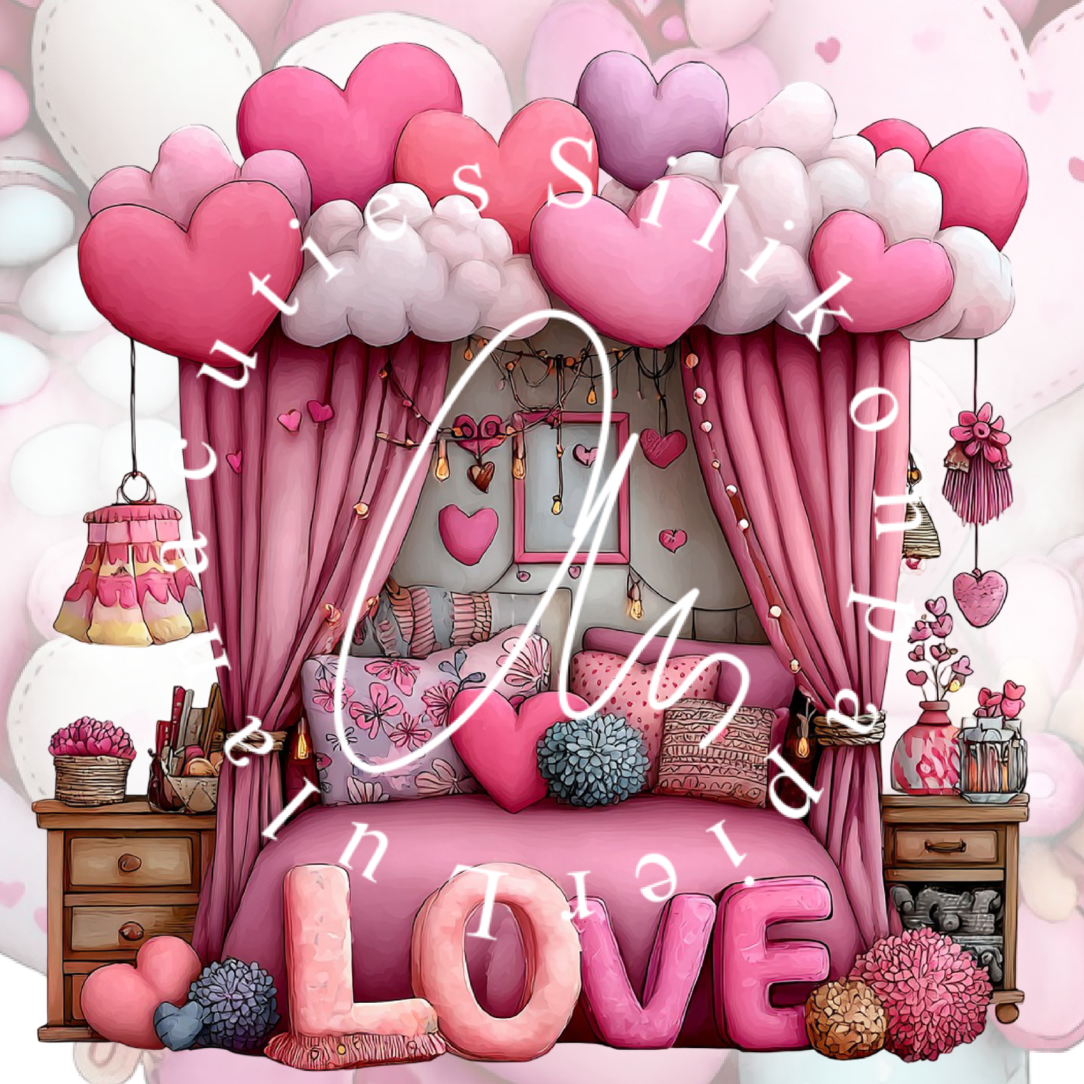 Silikonpapier Cutie Room