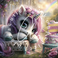 Silikonpapier Unicorn Cake By Elly_A.I