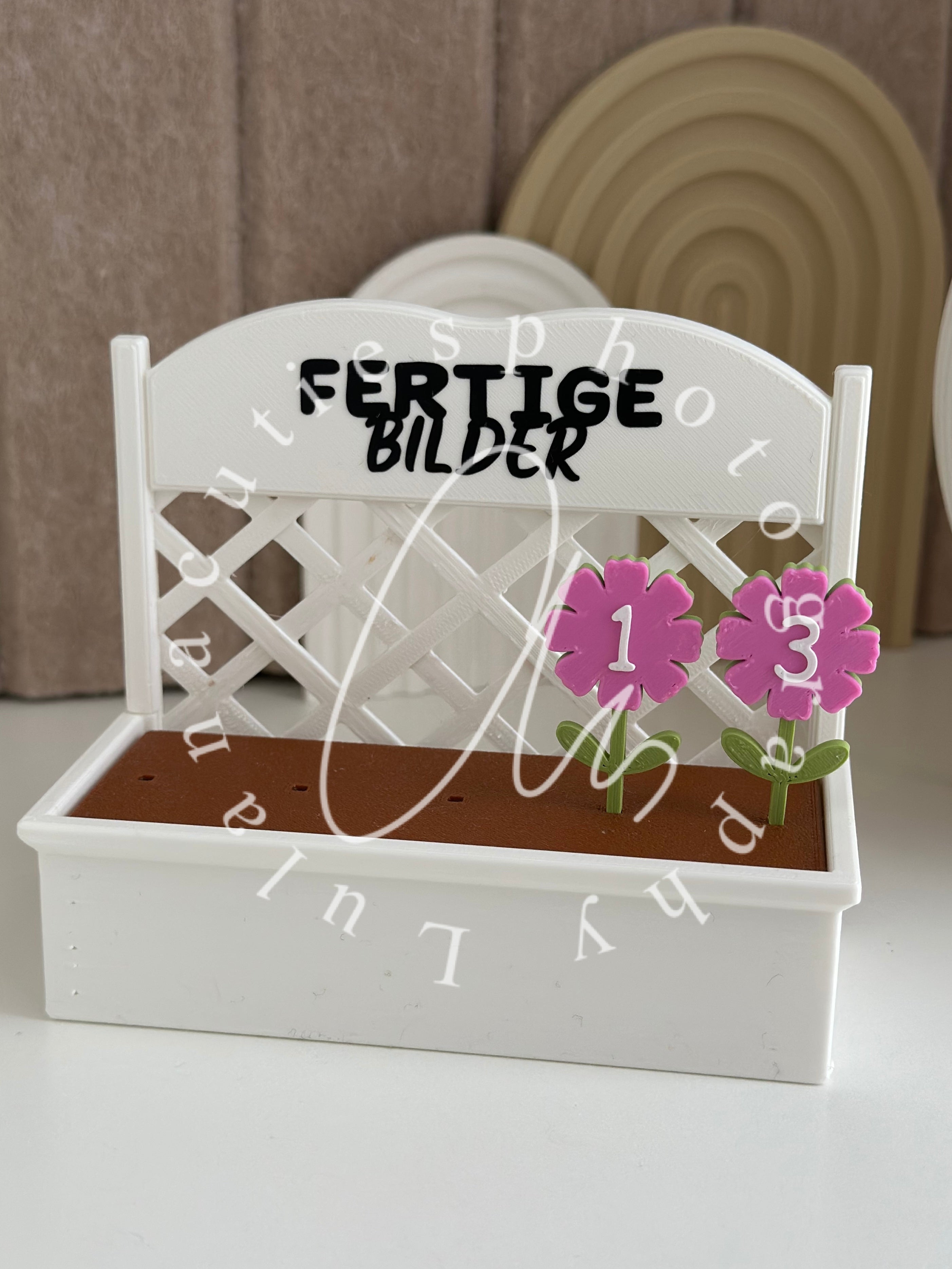 Diamond painting Counter Blumenbeet
