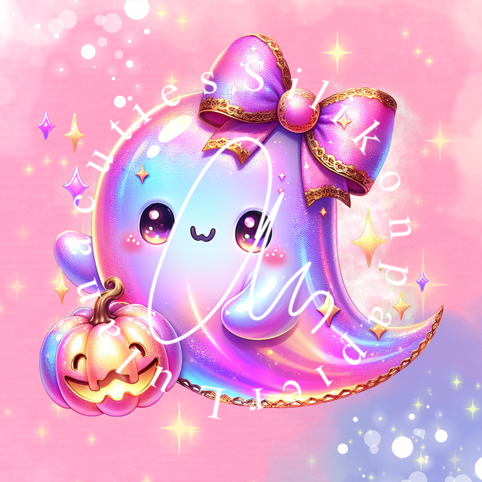 Silikonpapier Glitter Jelly Ghoest