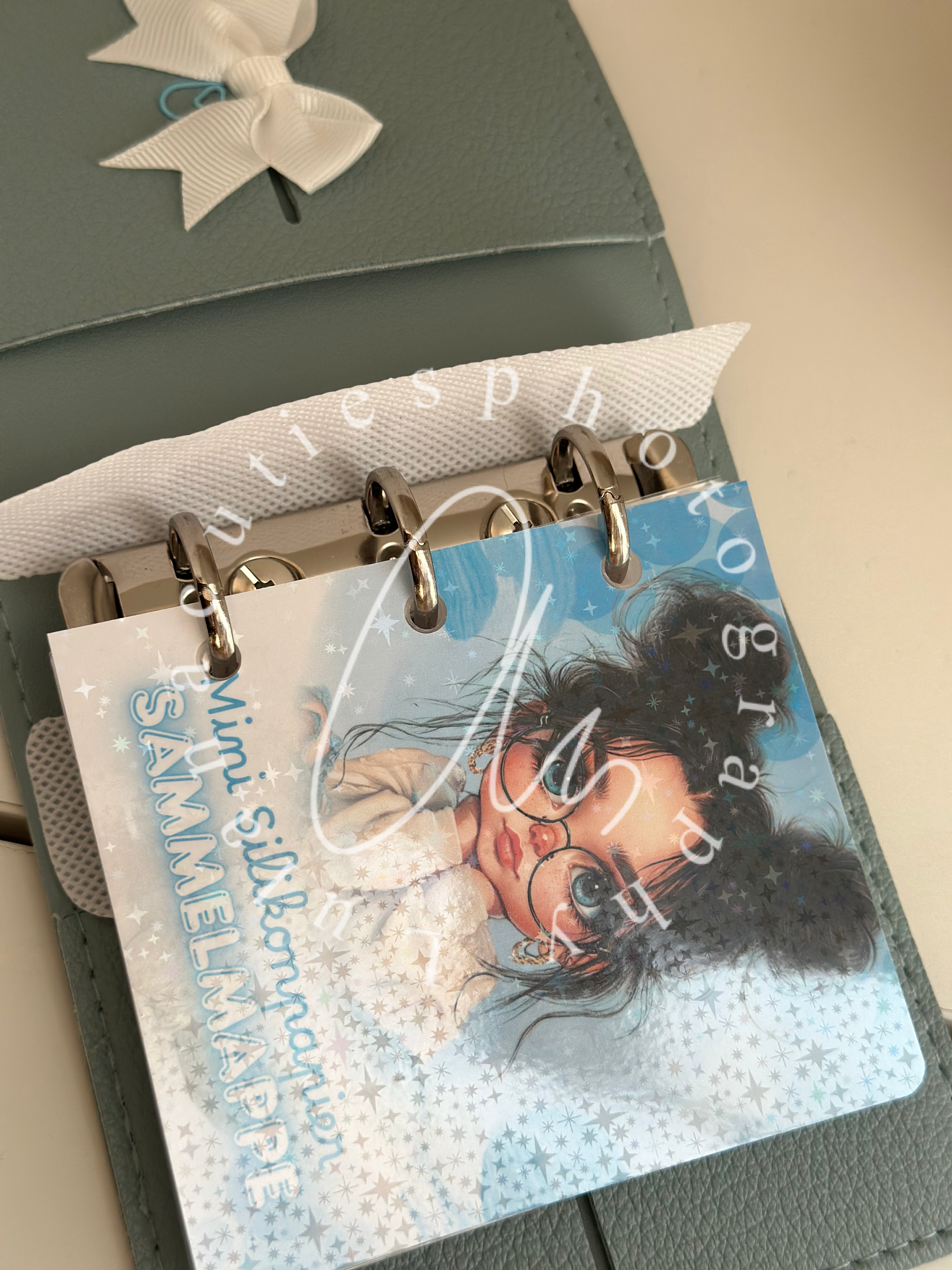 Organizer für 5x5 Silikonpapier