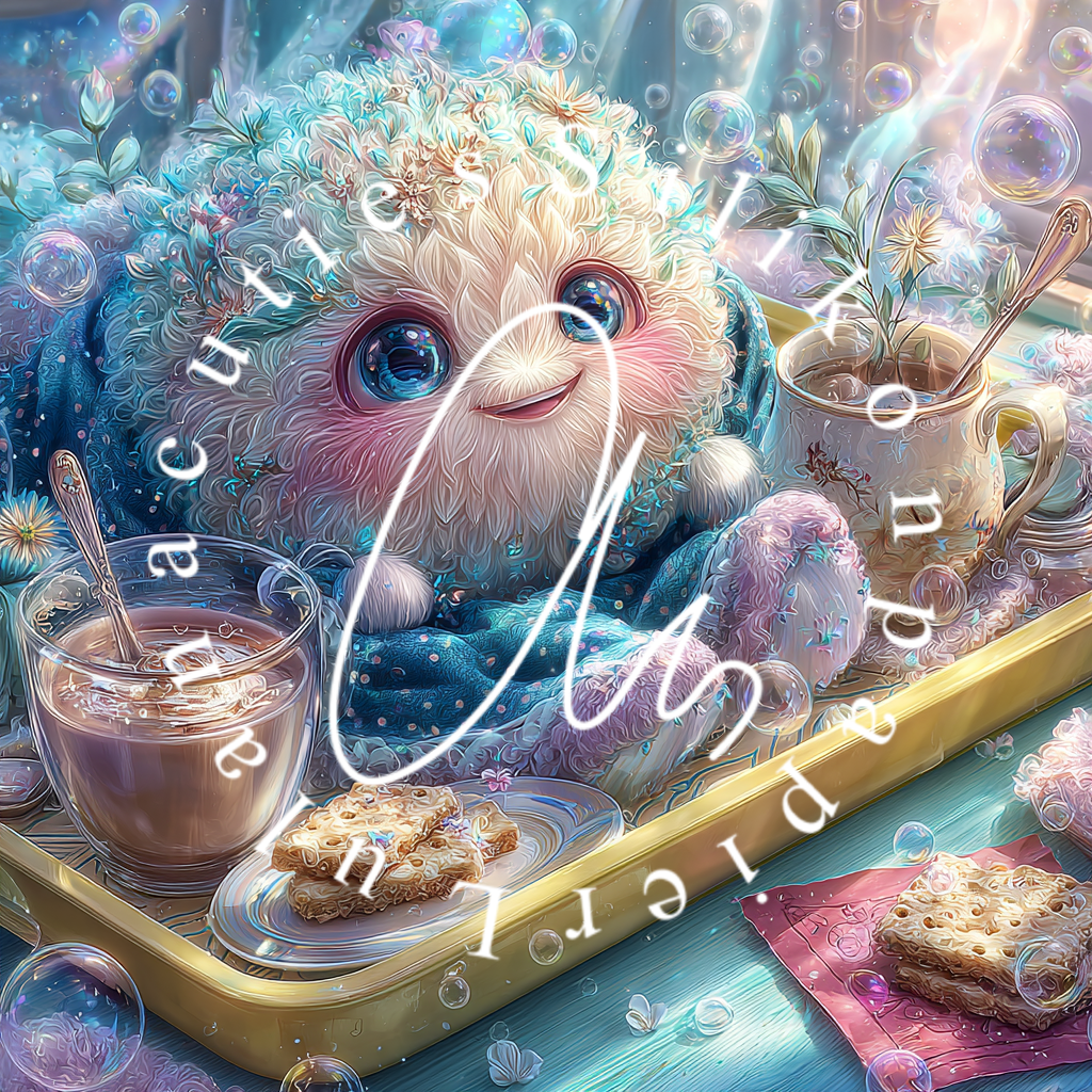 Silikonpapier Marshmallow by Lisa Morgan