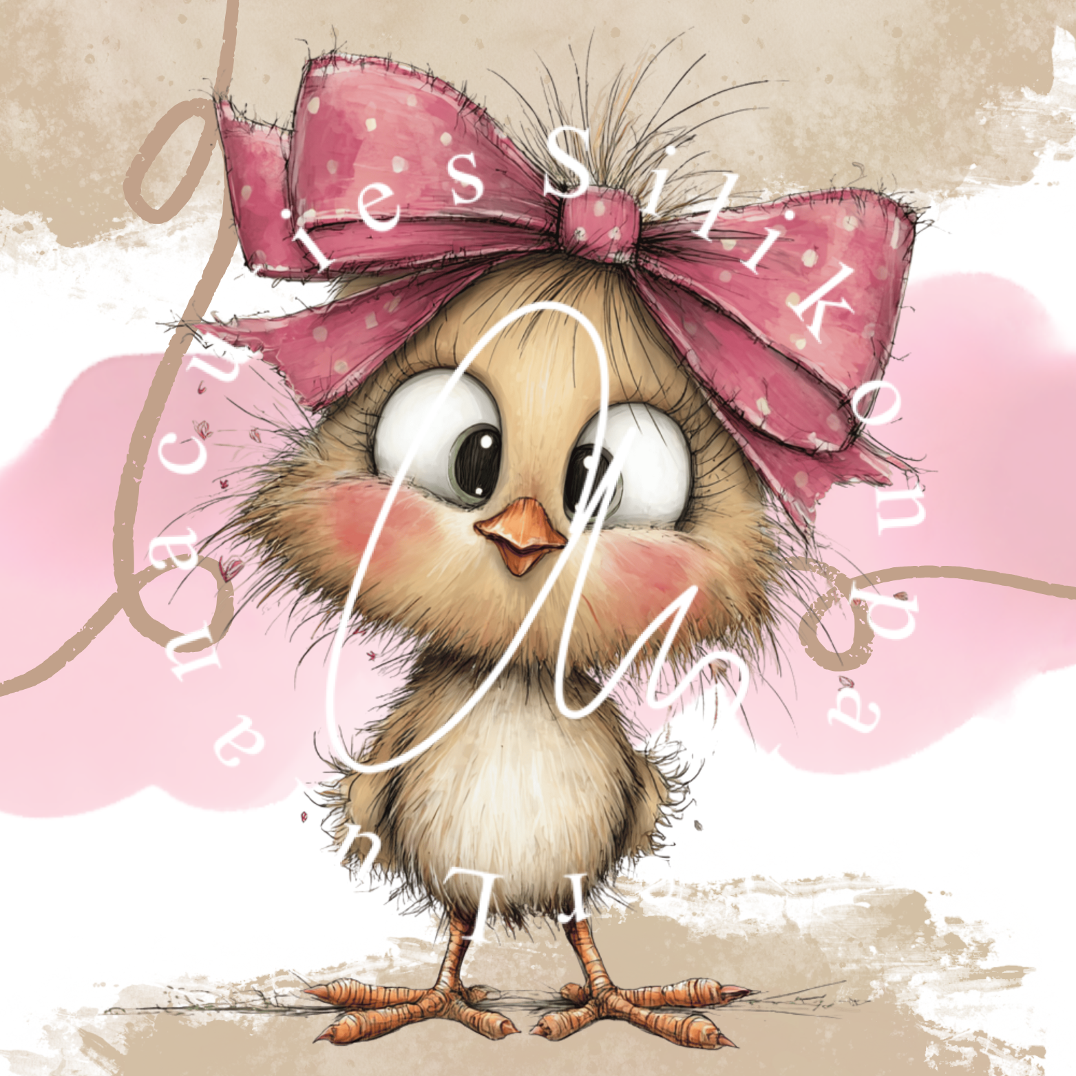 Silikonpapier Küken