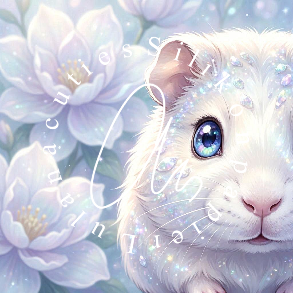 Silikonpapier Weiße Blüte By Tikidiamonds.ai