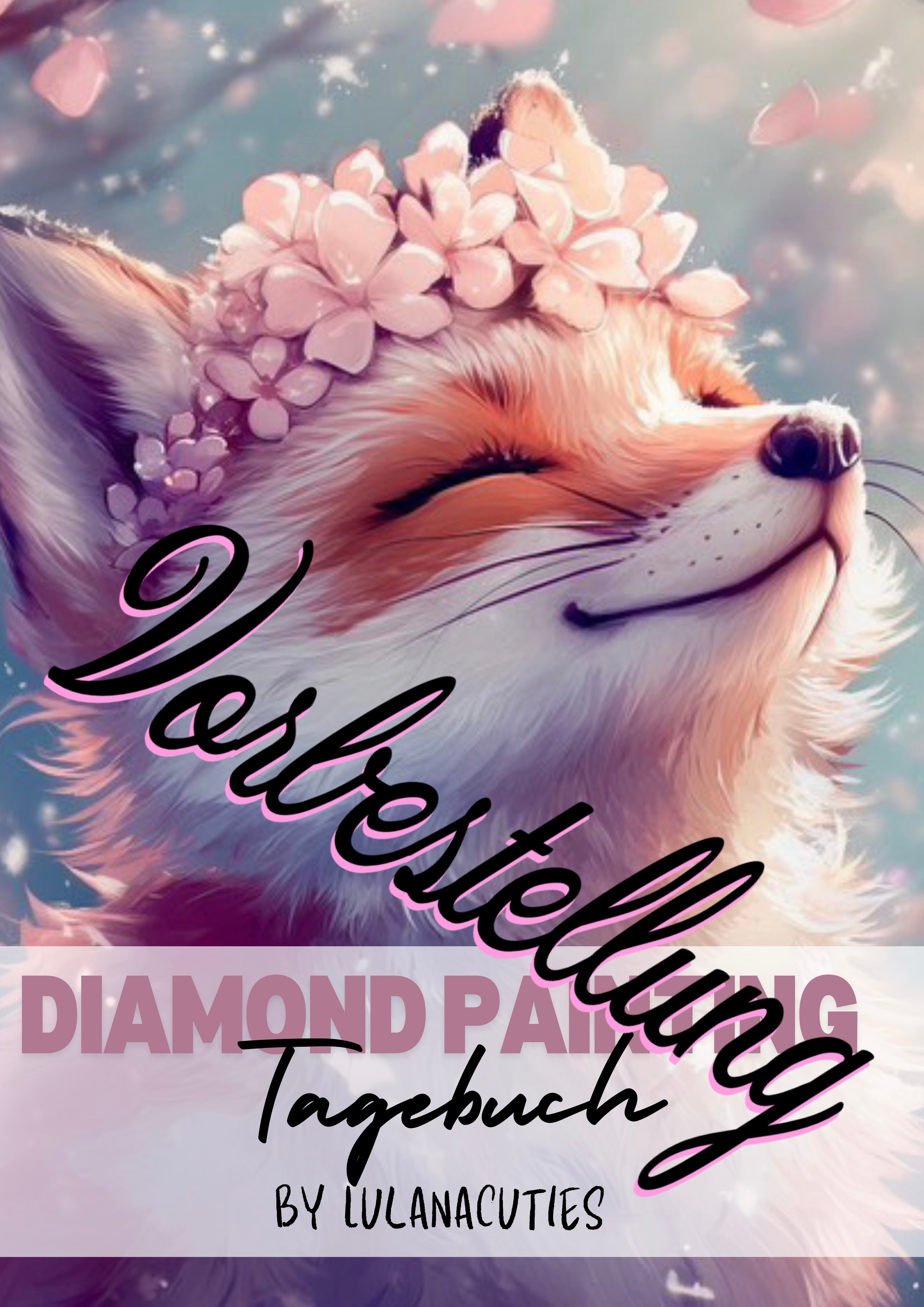 VORBESTELLUNG Diamond Painting Tagebuch Fuchs By Traumpixxel