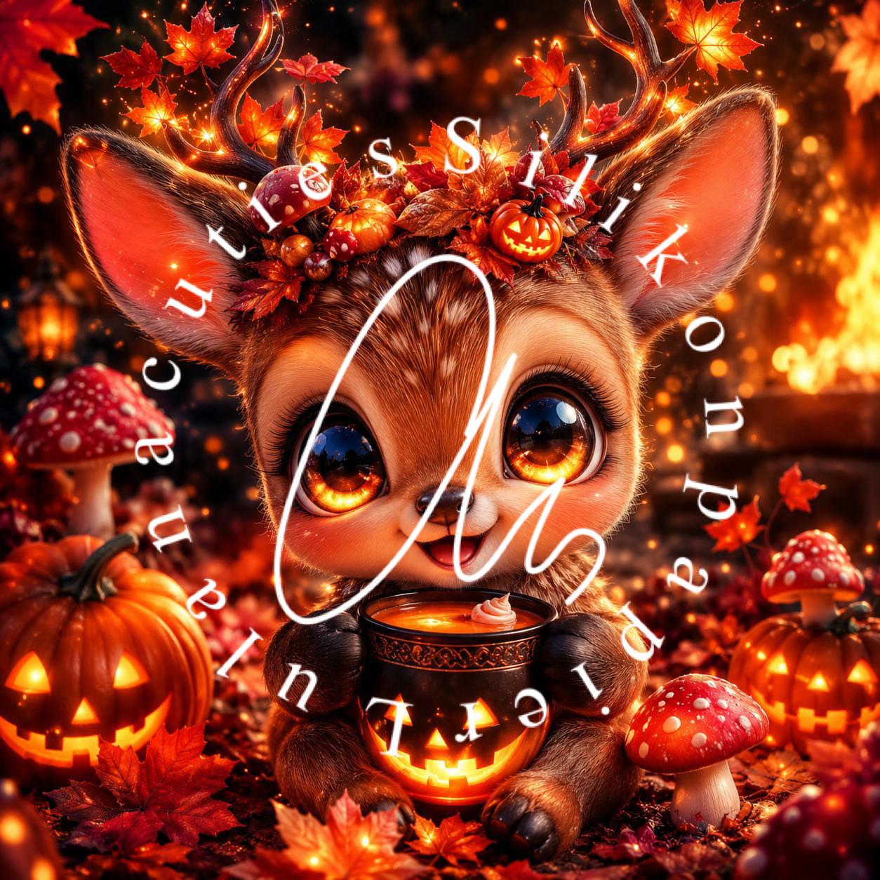 Silikonpapier Herbstzeit by Nerdylovelythings