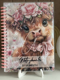 Notizbuch kariert Kuh