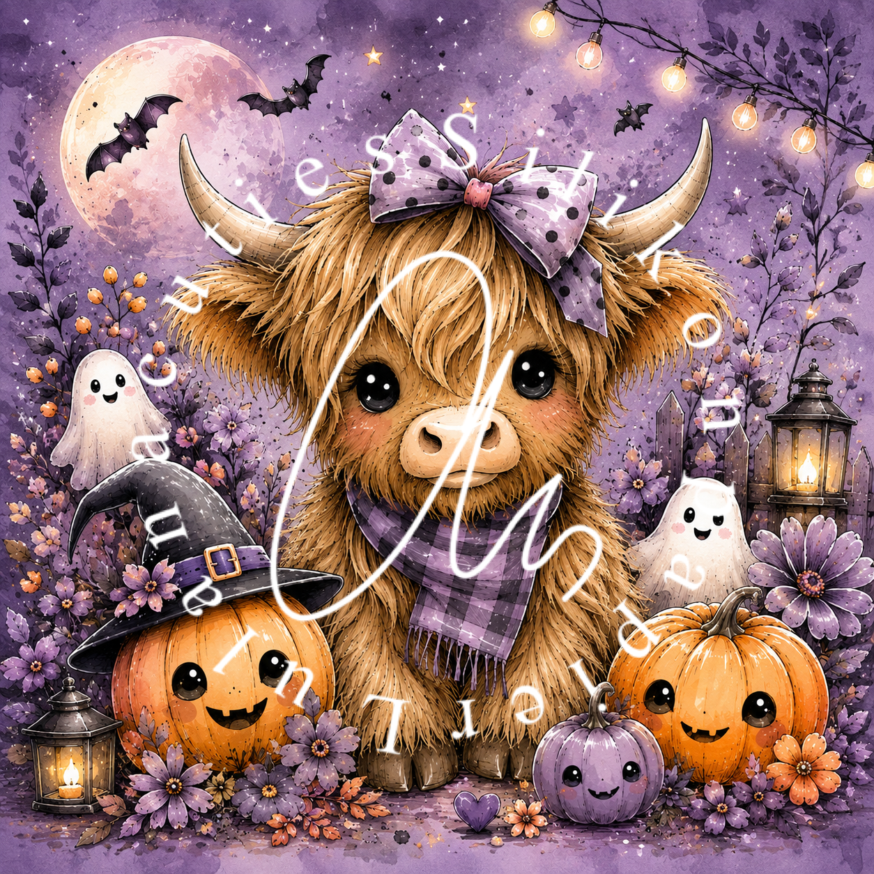 Silikonpapier Cow Lila/flieder