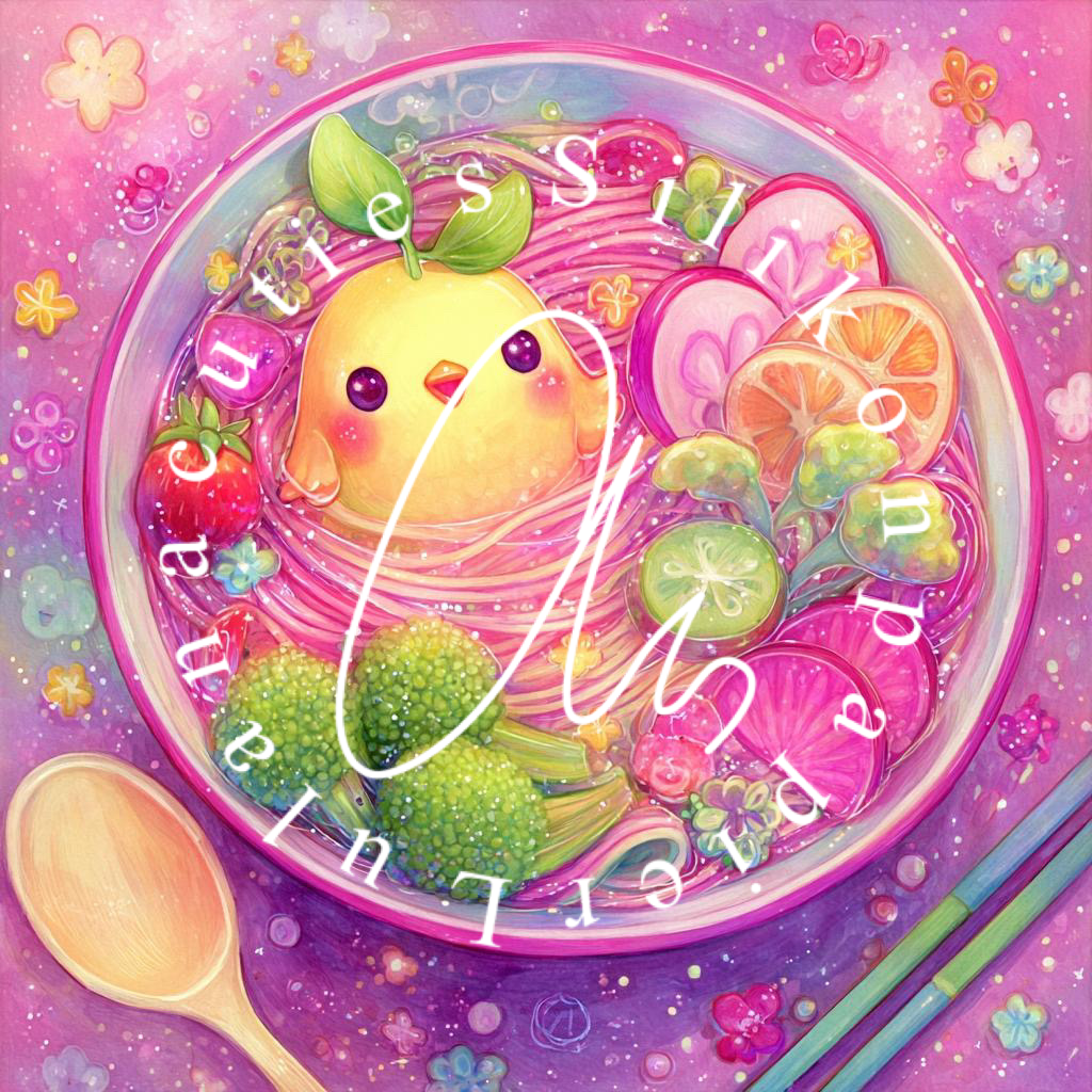 Silikonpapier Noodle Dream by Shiny_unicorn.ai