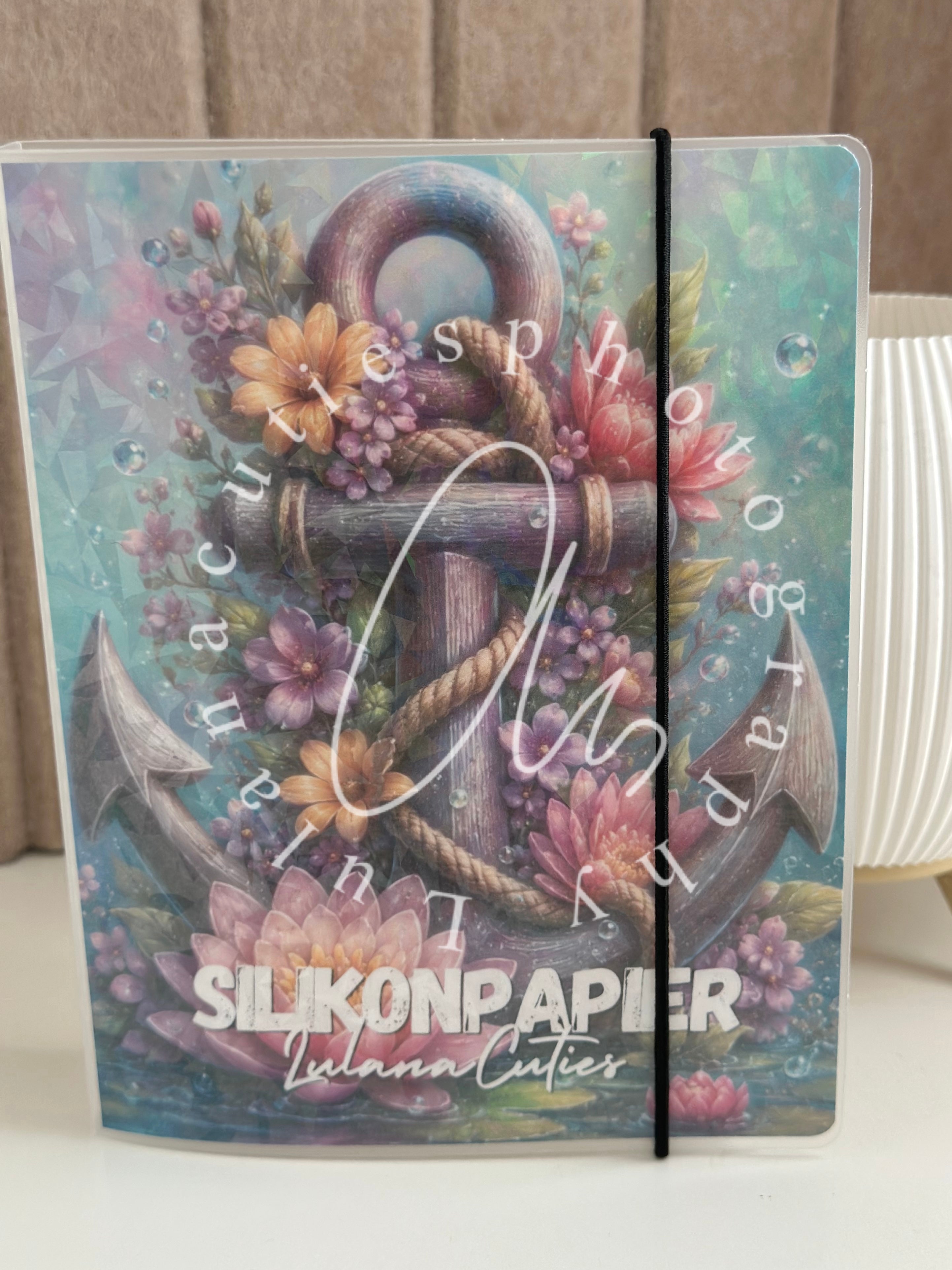 Aufbewahrungsheft Silikonpapier Anker