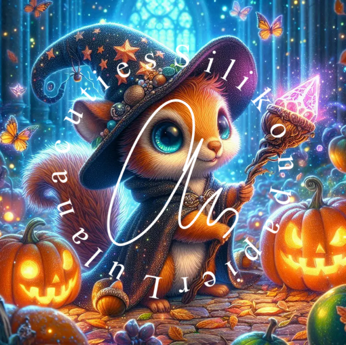 Silikonpapier Eichhörnchen -Zauber by Sandrietta
