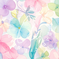 Silikonpapier Blumen