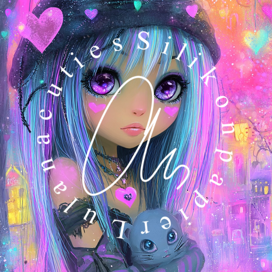 Silikonpapier Heart of Colors By Elly_A.I