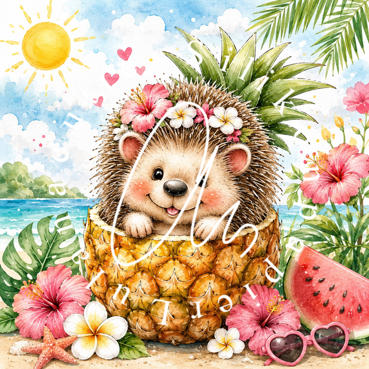 Silikonpapier Ananas Vibes