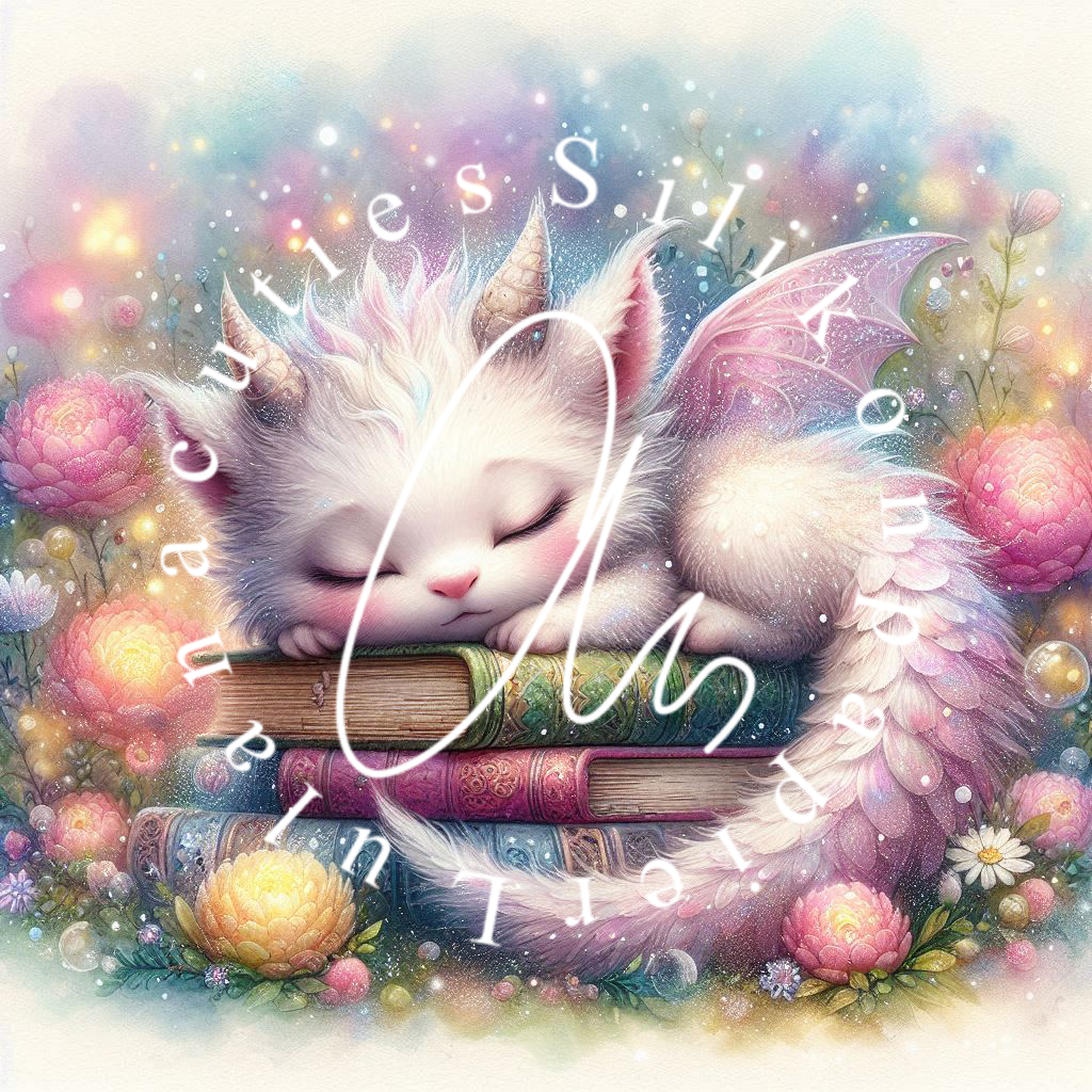 Silikonpapier read & sleepy by Perlas_ai_world