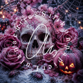 Silikonpapier SkullRoses by Nerdylovelythings