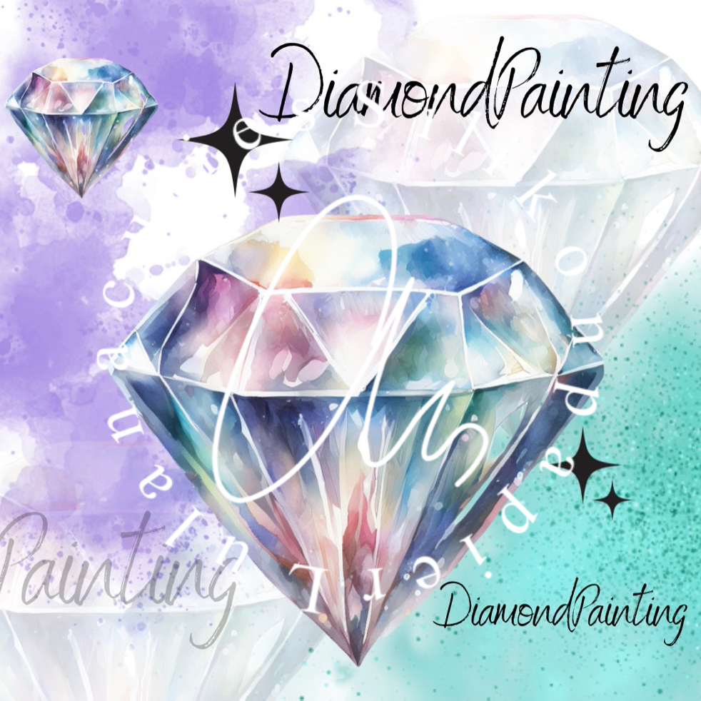 Silikonpapier Diamond lila/blau