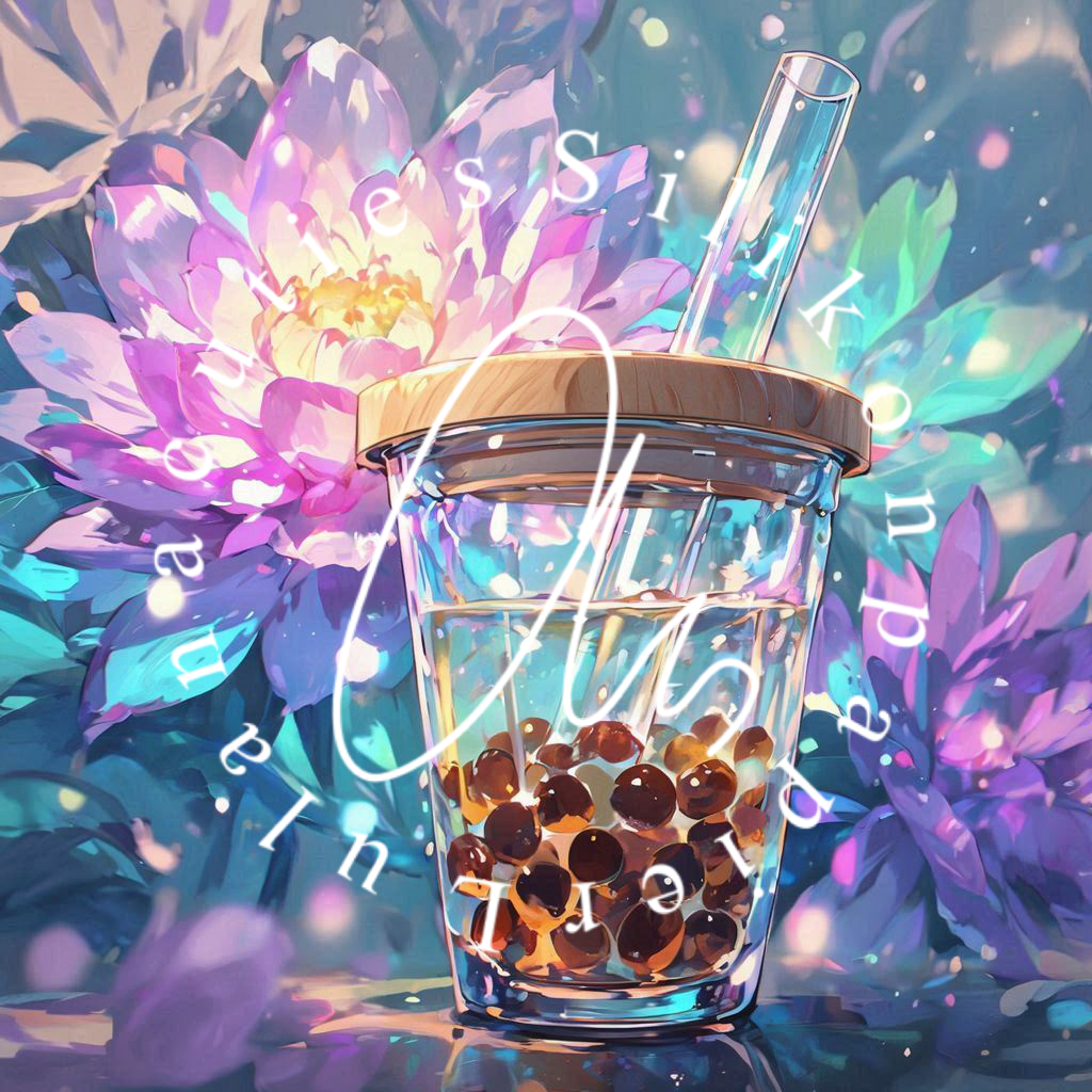 Silikonpapier Bubbletea Time By Tikidiamonds.ai