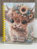 Notizbuch kariert Kuh