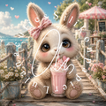 Silikonpapier Bunny Summer Shake