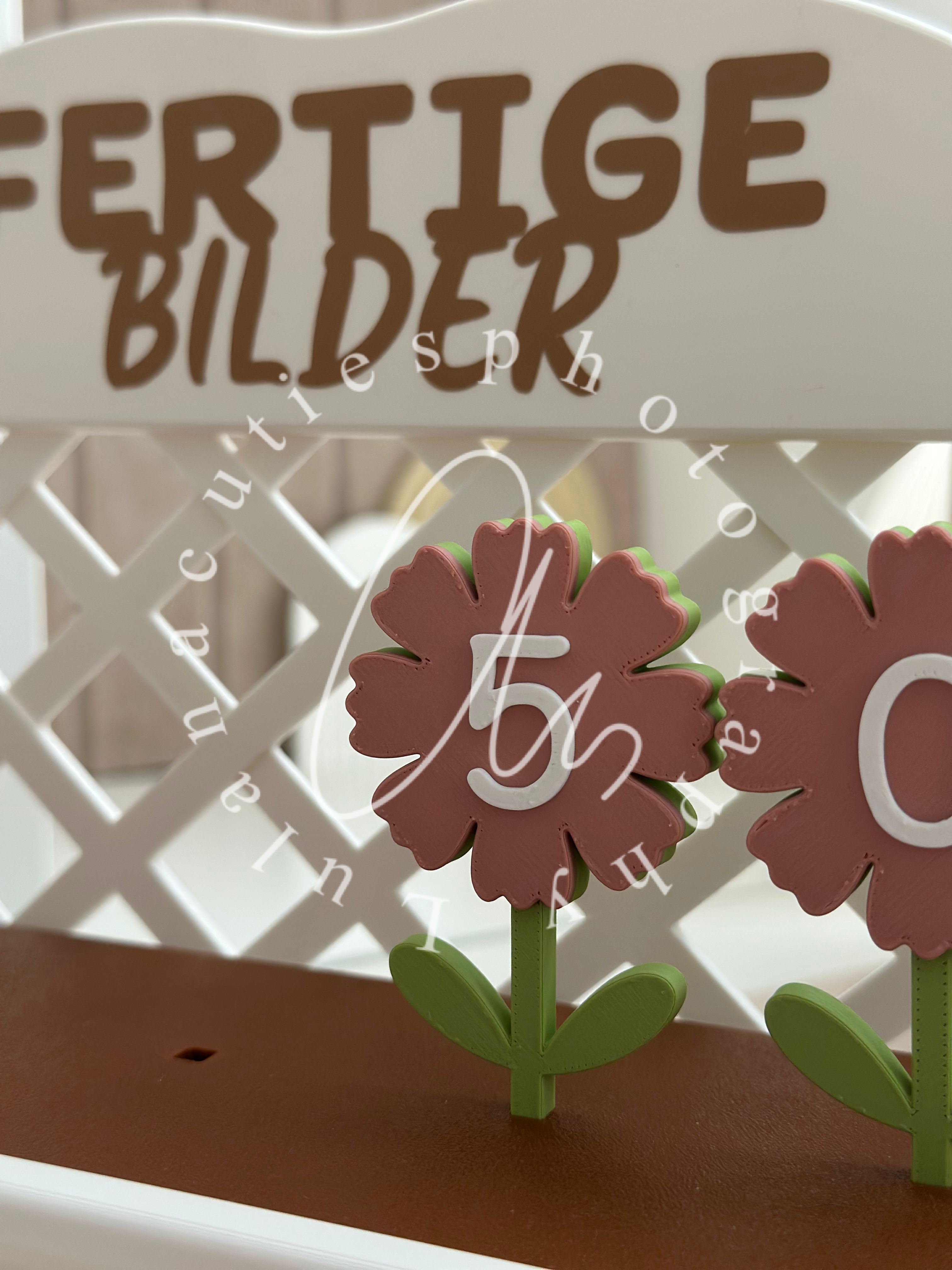 Diamond painting Counter Blumenbeet