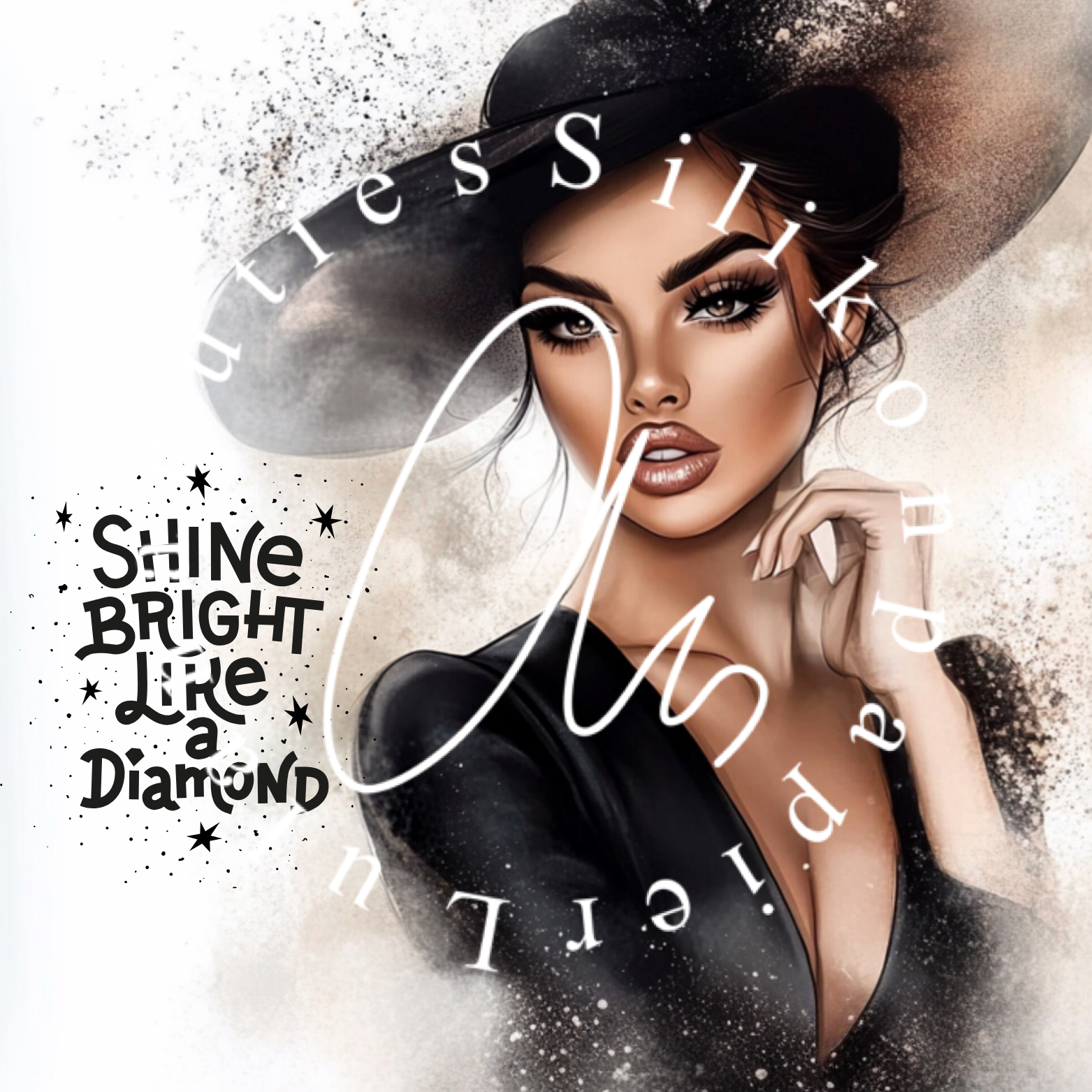 Silikonpapier Shine bright Diamond