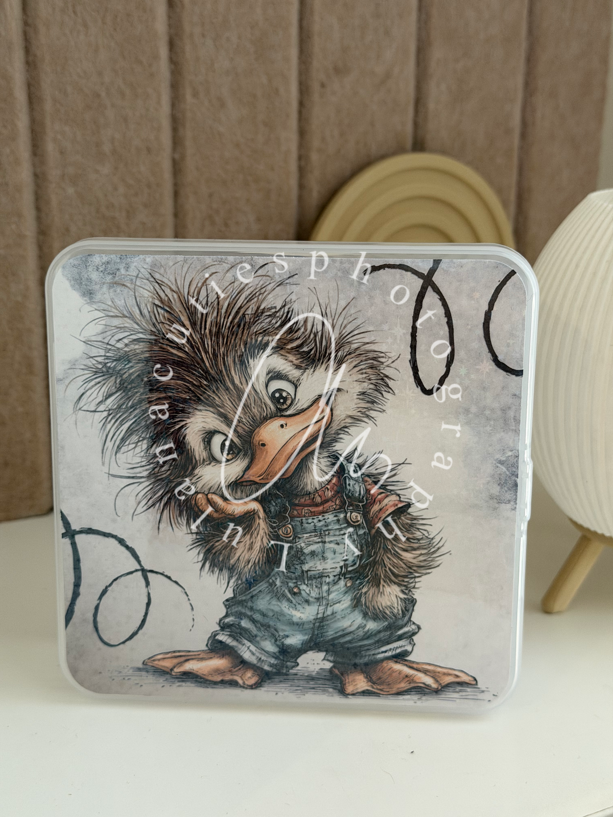 Aufbewahrungsbox 10x10 Ente ohne Schrift