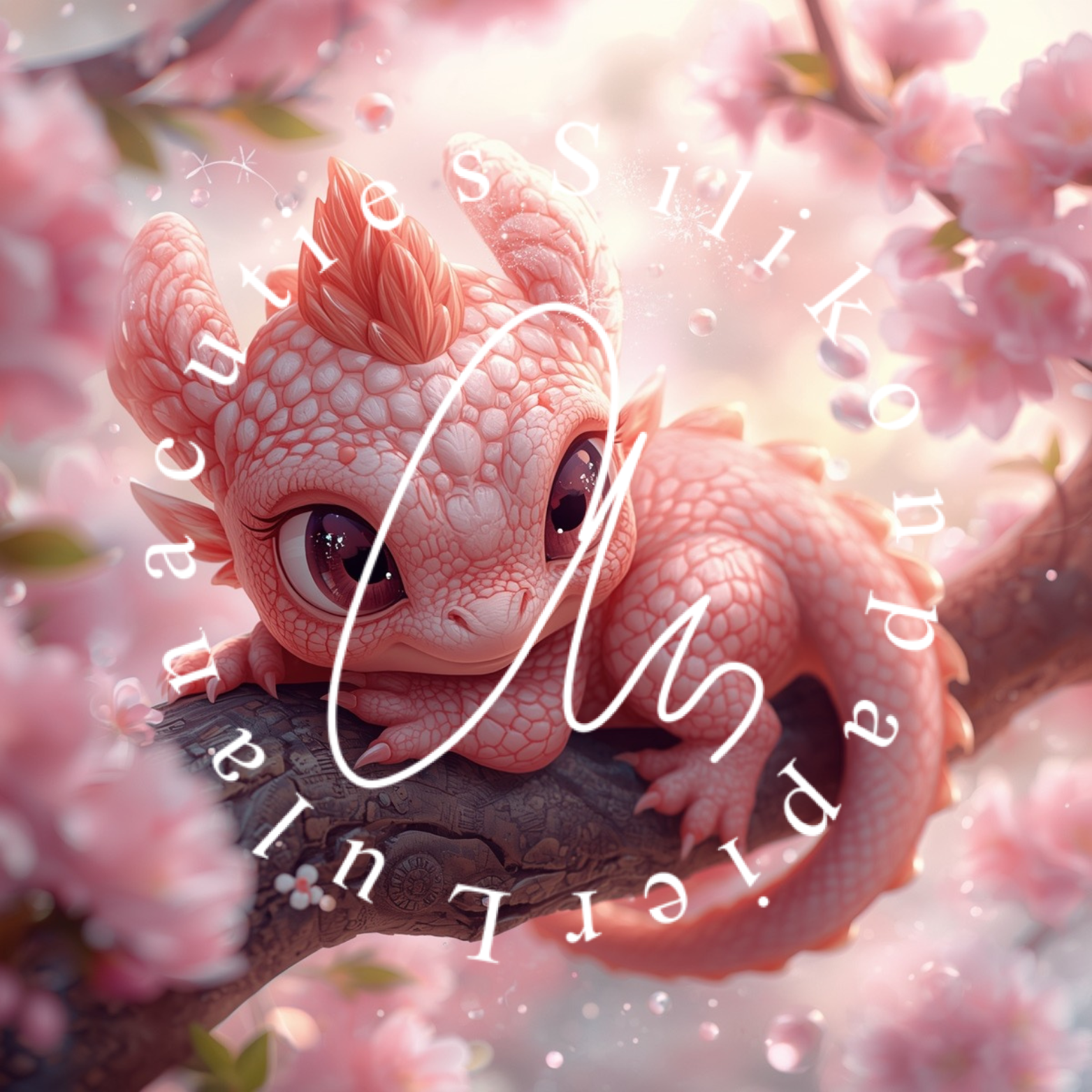 Silikonpapier Baby Deagon by LulanaCuties