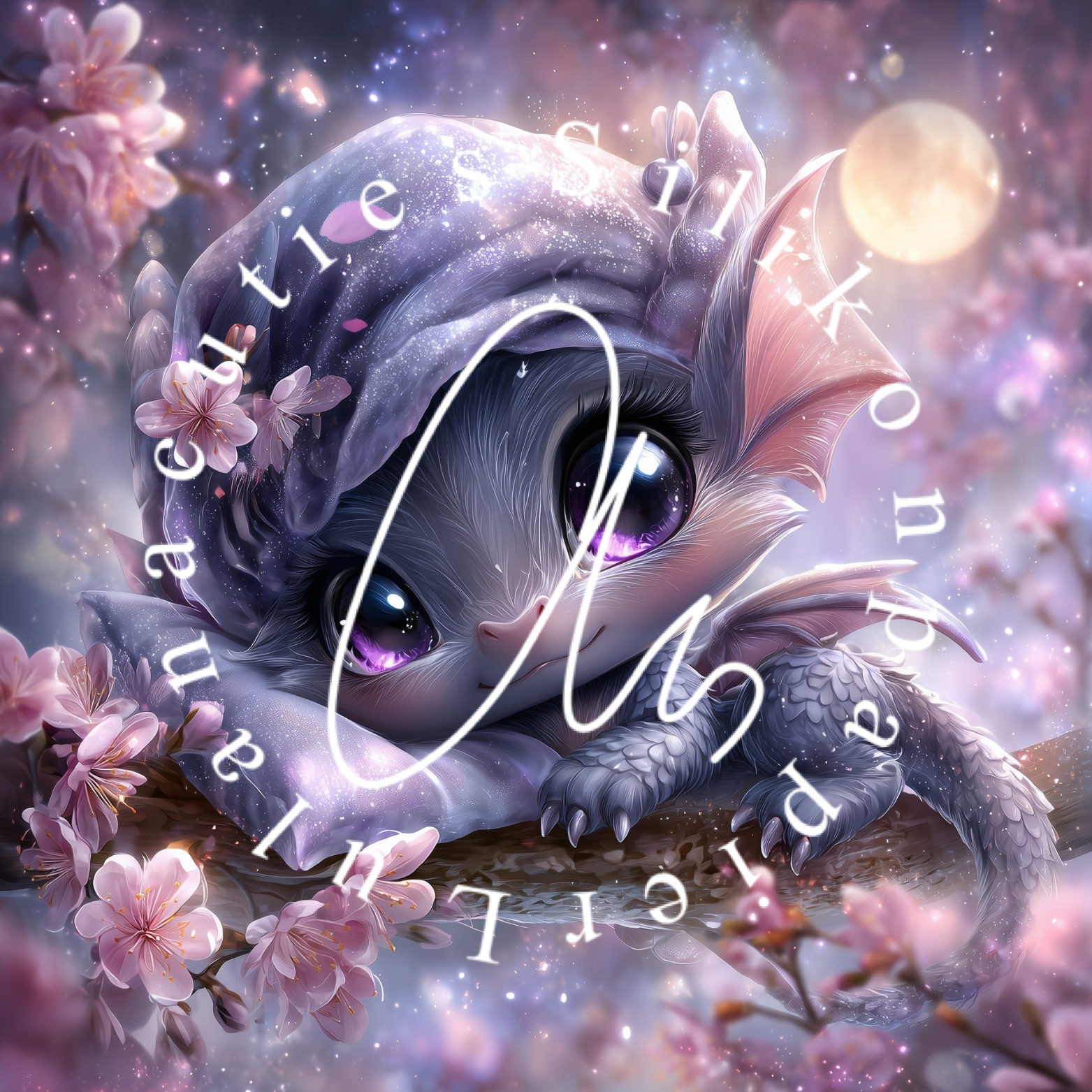 Silikonpapier Sleep Dragon By Sweet_loco_ai