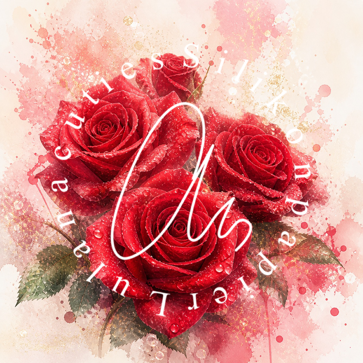 Silikonpapier Rosen by Lulanacuties
