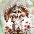 Silikonpapier Bunny Pyjama