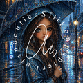 Silikonpapier Midnight Rain by LulanaCuties