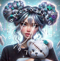 Silikonpapier Blue & Bear By Lexxy.ai