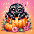 Silikonpapier Cute Spider