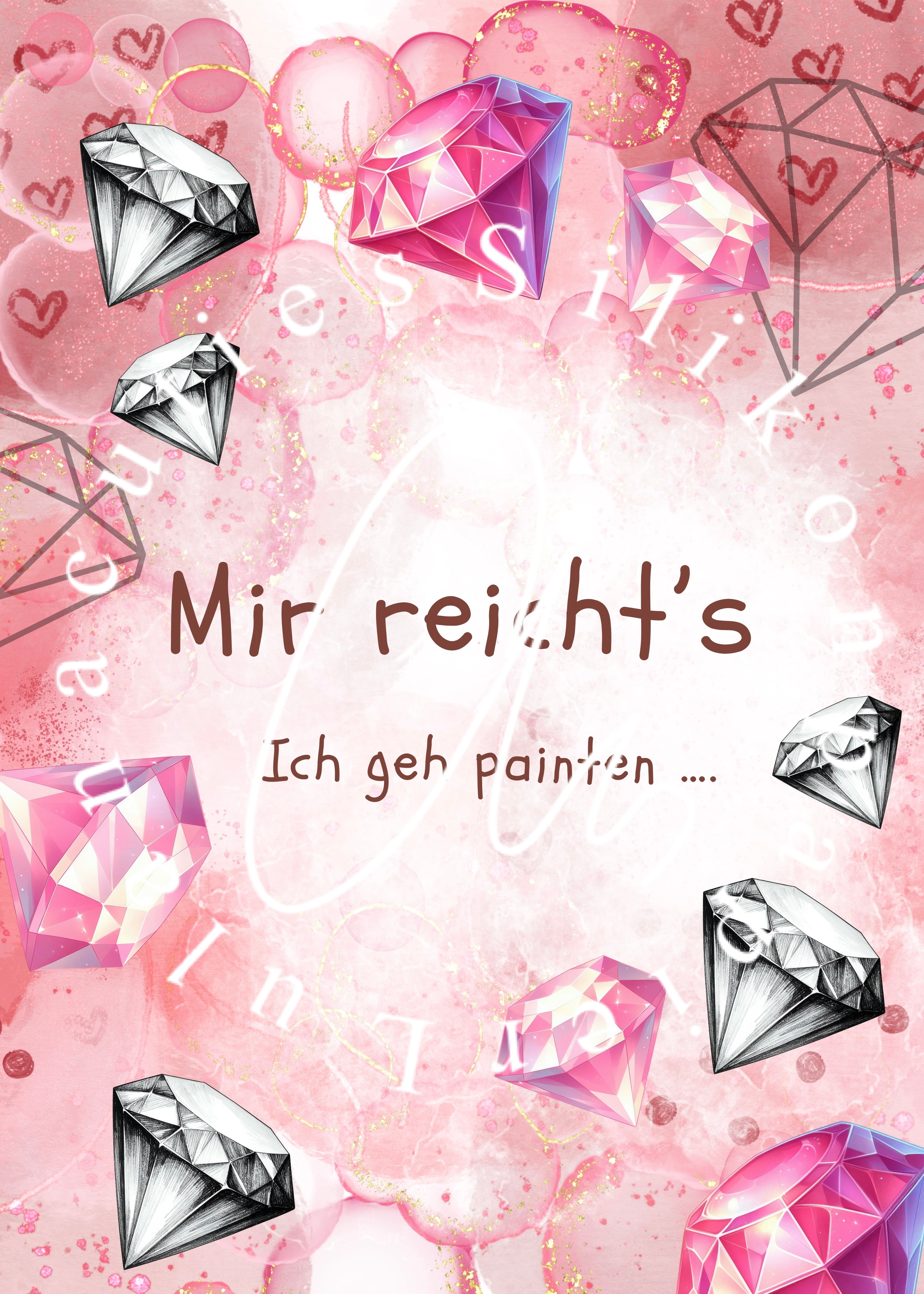 Silikonpapier ich geh painten 10x14