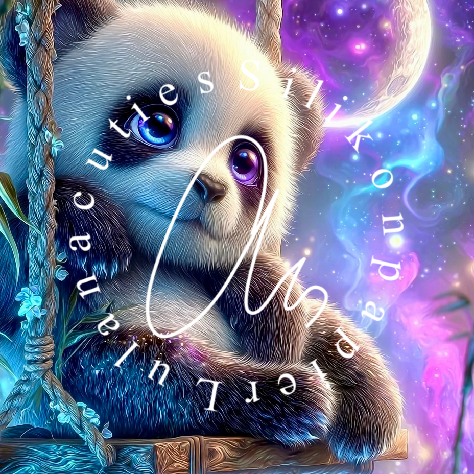 Silikonpapier NightPanda by Sandrietta.ai