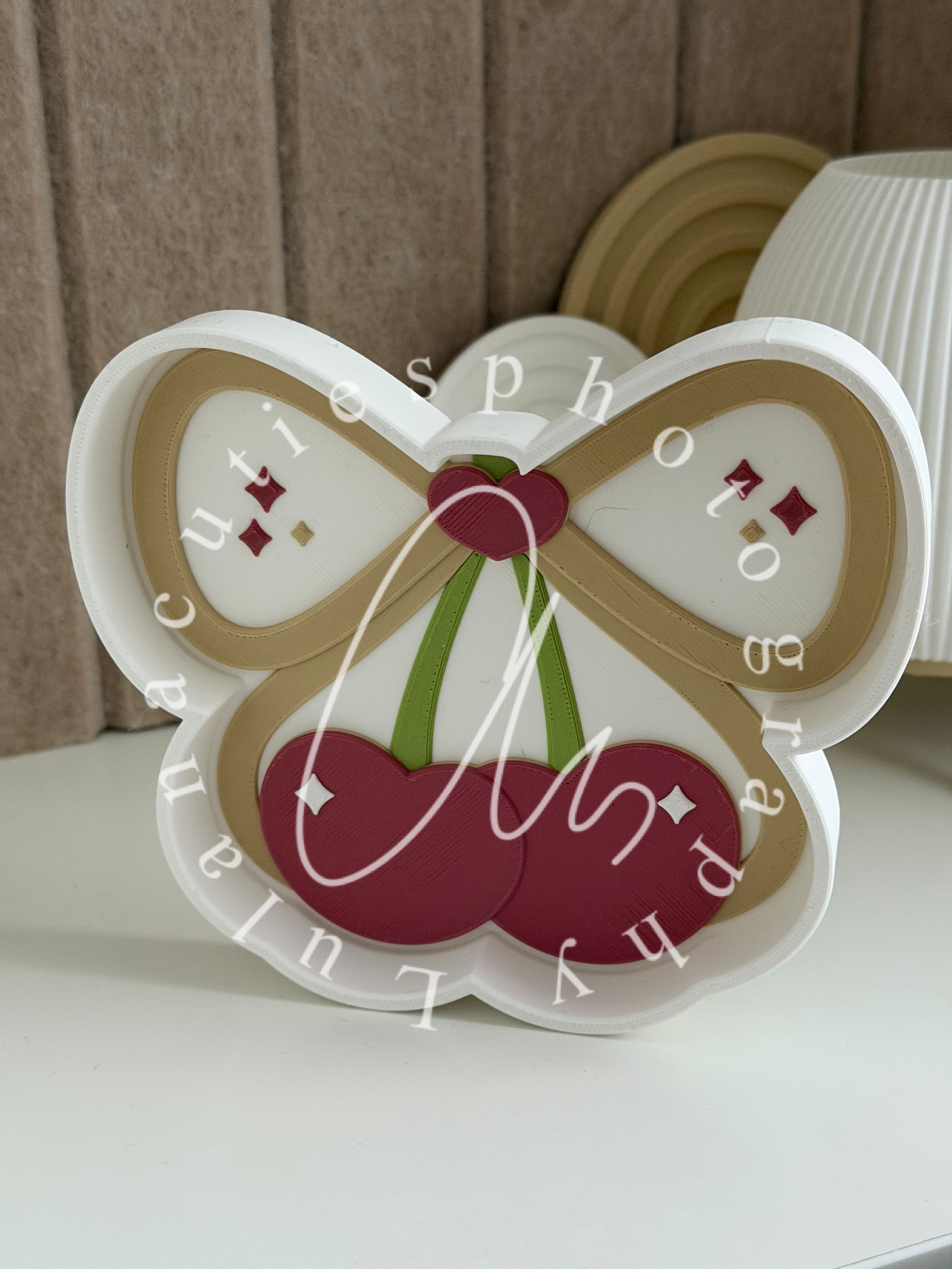 Würfelschale Cherry Bow