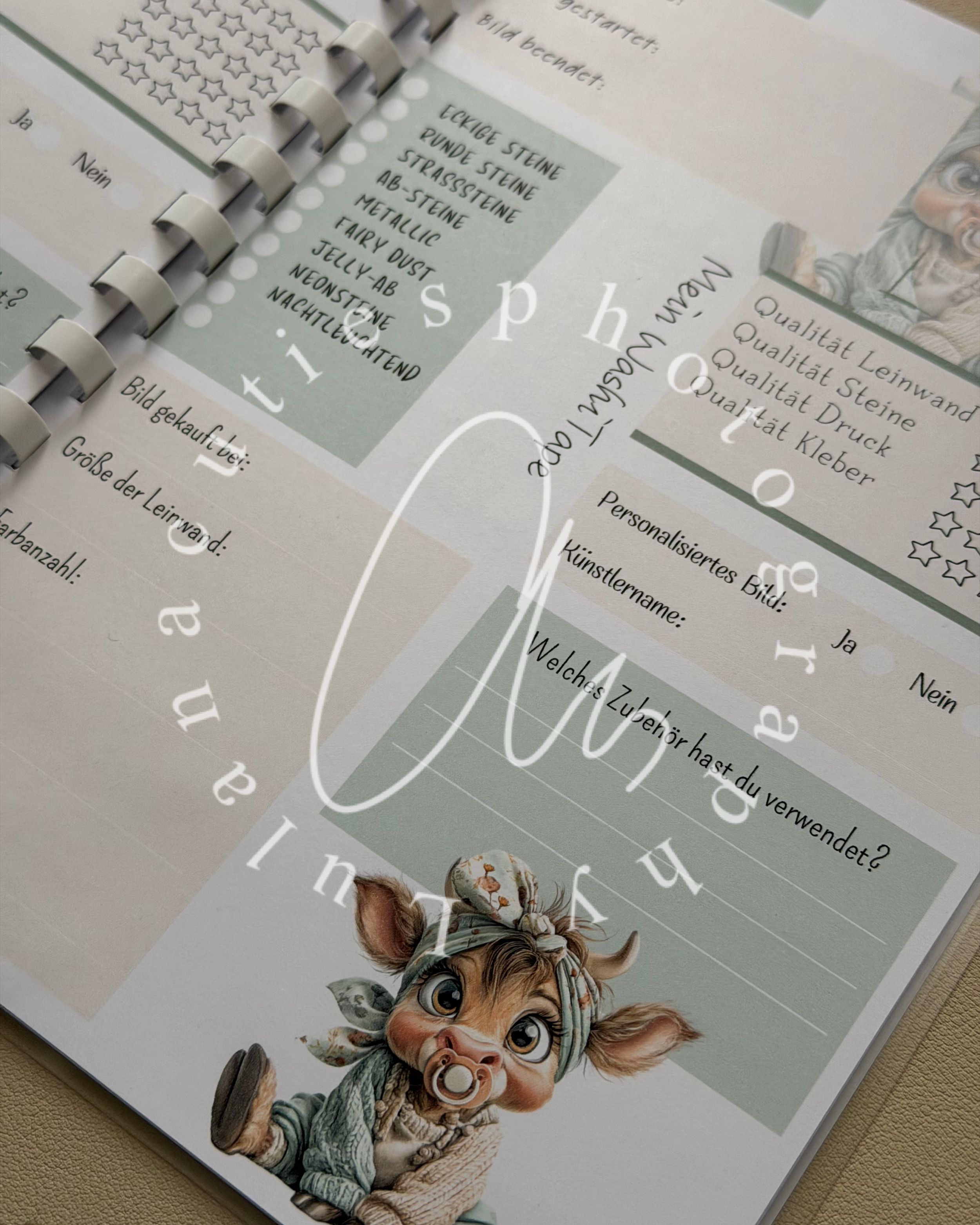 Diamond Painting Tagebuch Moo Moments