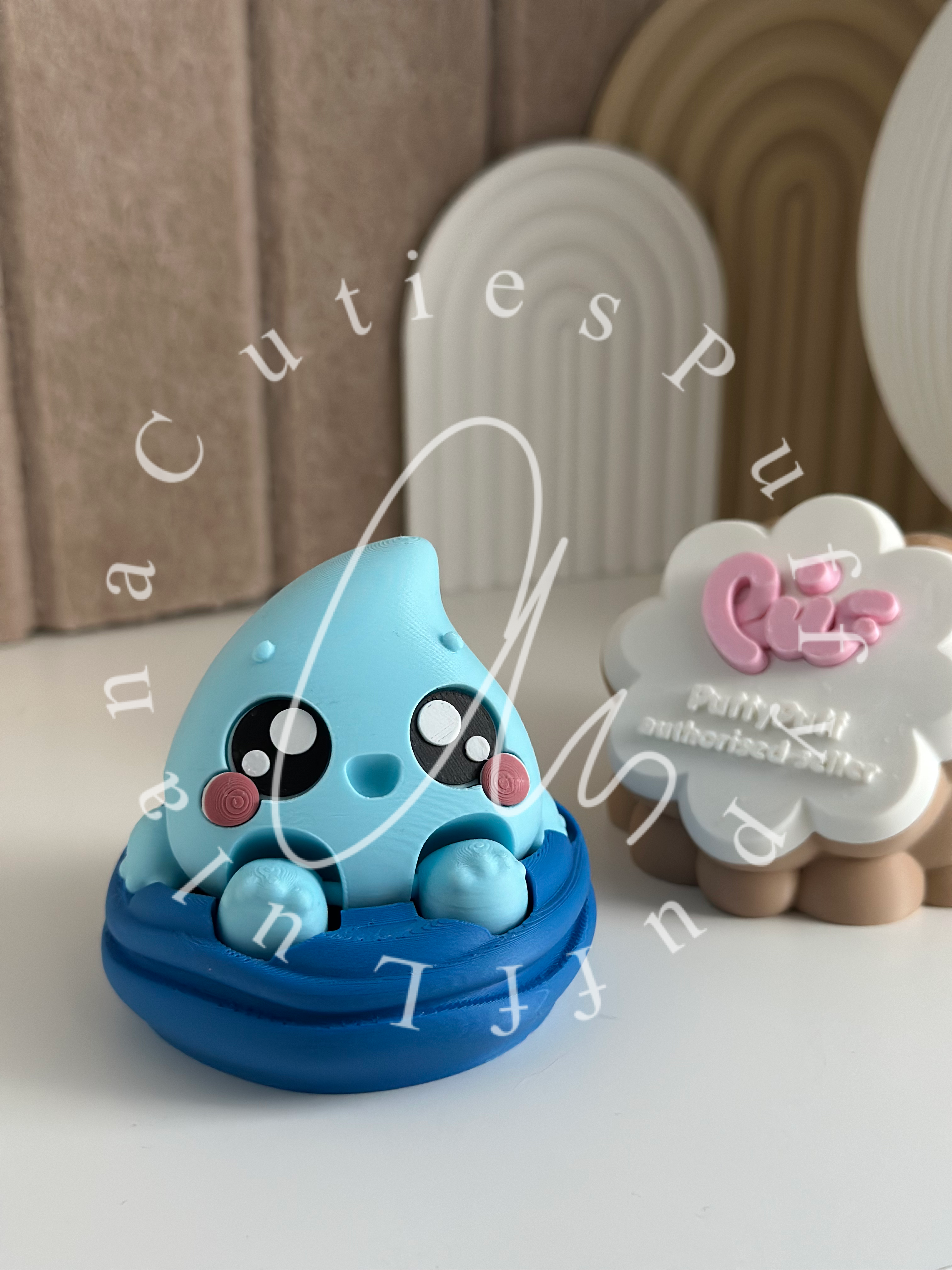 Element Clicker Sammelfigur WASSER