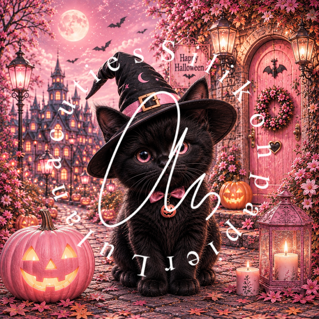 Silikonpapier Black Kitty by Andy_ai_art