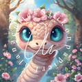 Silikonpapier cute Snake by LulanaCuties