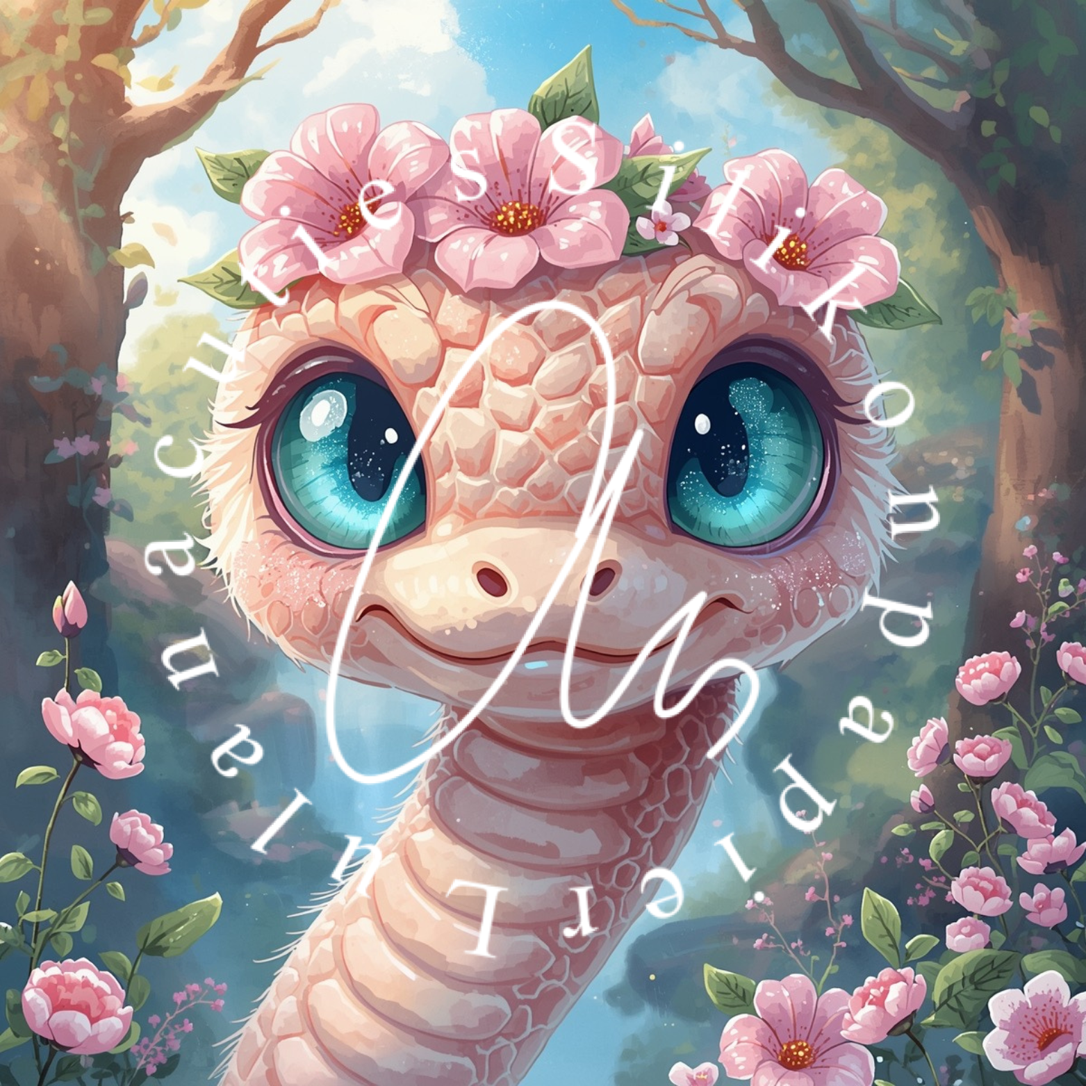 Silikonpapier cute Snake by LulanaCuties