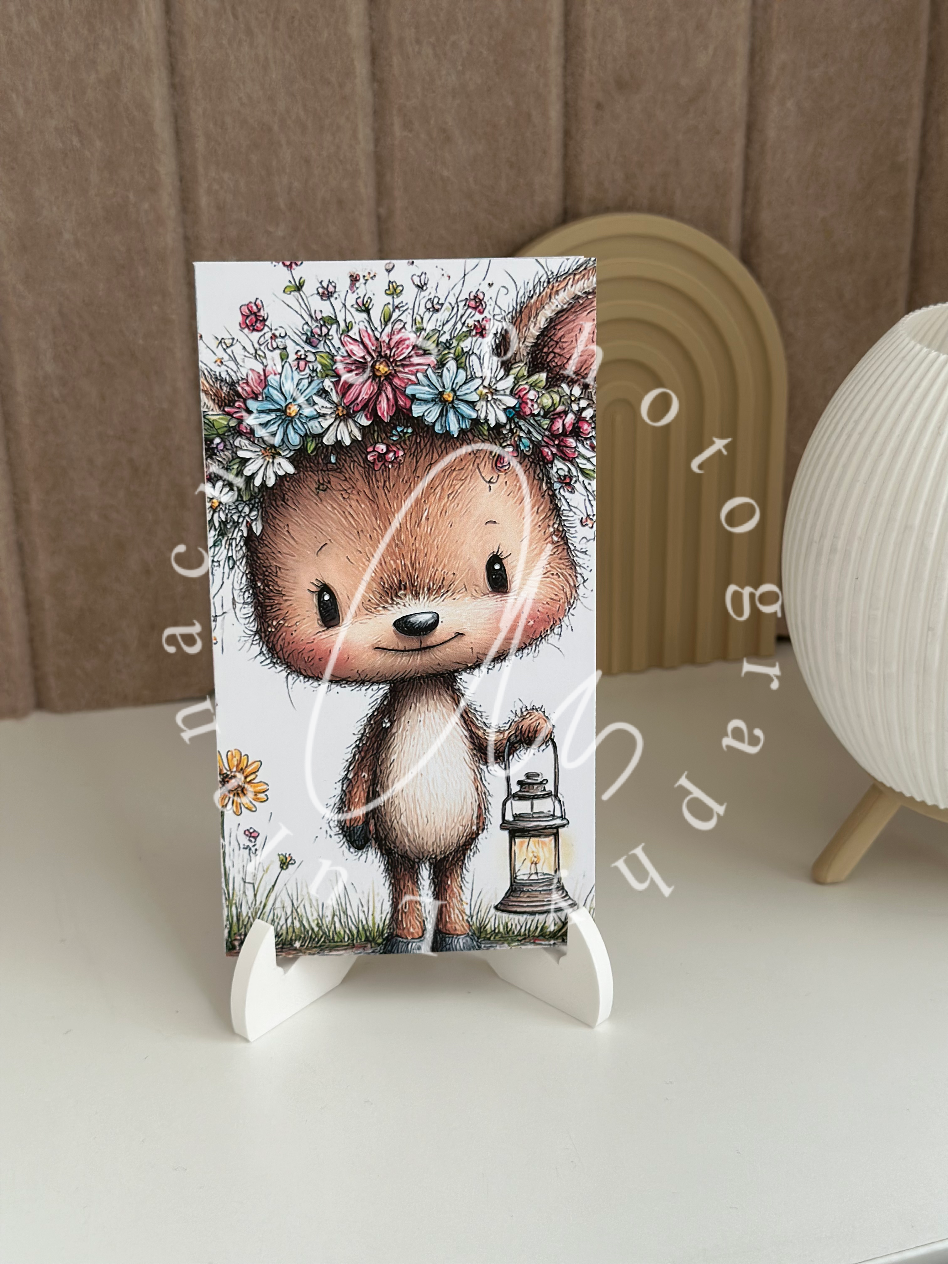 Reh im Frühling Sparchallenge A6