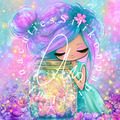 Silikonpapier Wish Glas  by Shiny_unicorn.ai