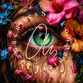 Silver Holo Silikonpapier Green Eye tears by Daye_ki_art