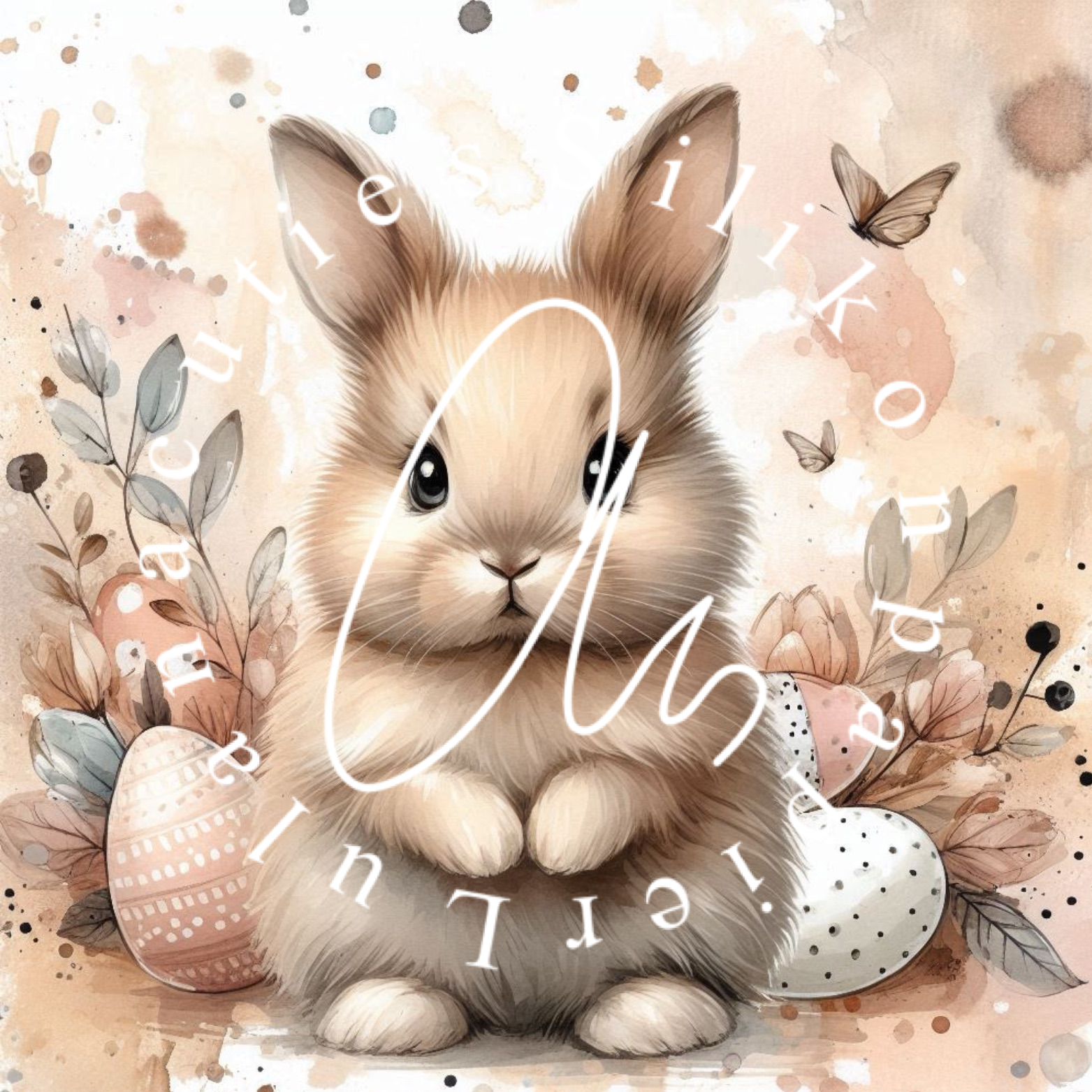 Silikonpapier Happy Easter