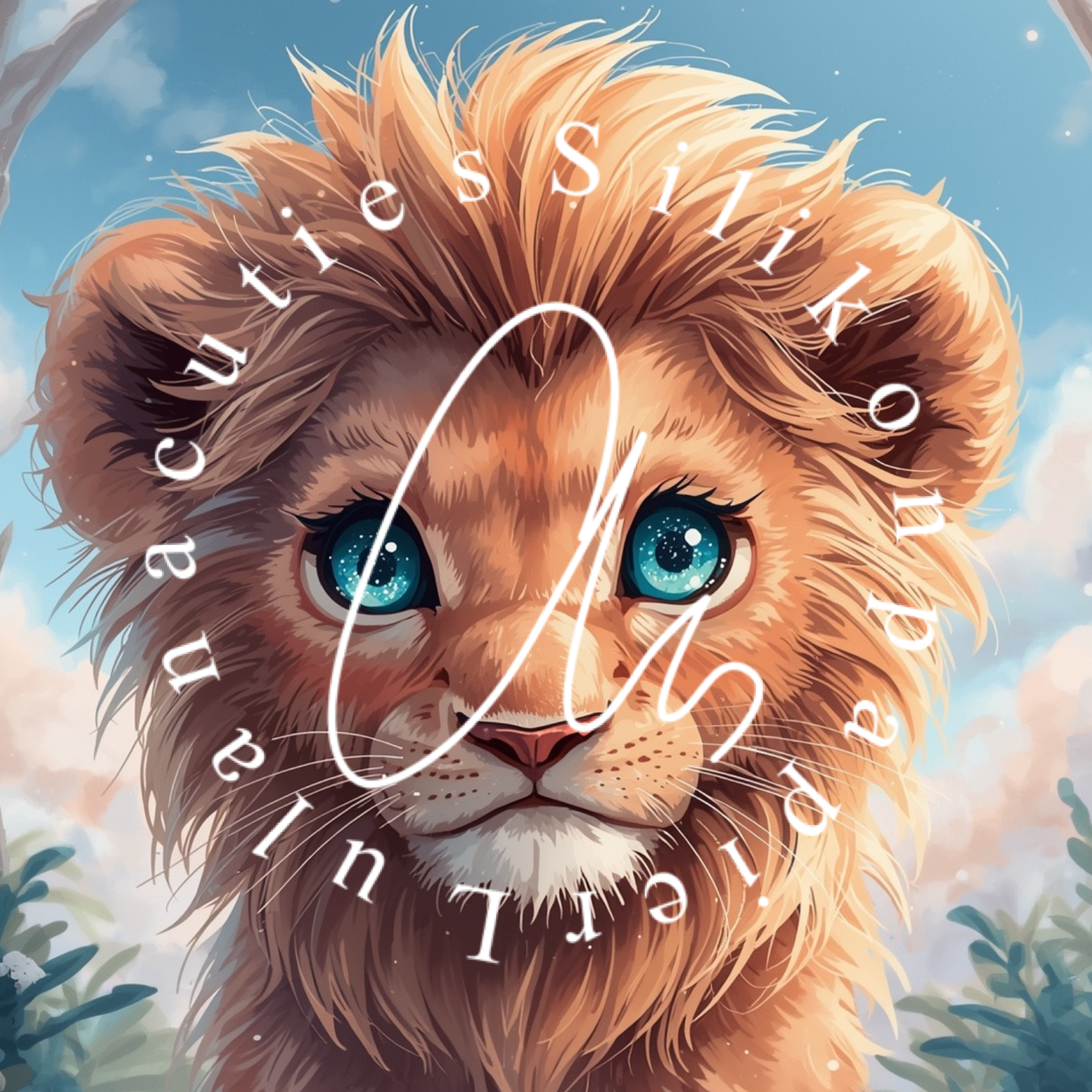 Silikonpapier Sweet Lion by LulanaCuties
